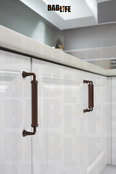 bablife Melis Metal 192mm Cupru antic Sertar de lux Mânere de mobilier pentru dulap cu toate opțiunile de culoare