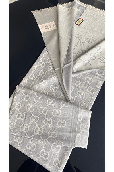Webinay Home Premium A Kalite Çift Taraflı G Desen Yün İpek Şal Yazlık İnce Kumaş Silk Scarfs Hijab