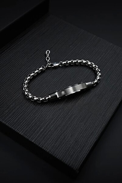 FERRO Silver Steel Men's Bracelet FRJ10008A-A