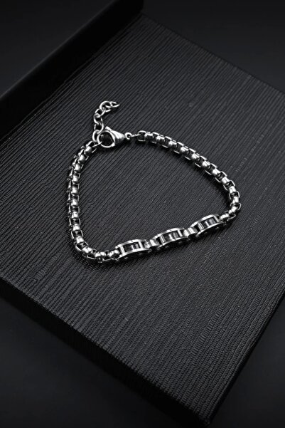 FERRO Gümüş Çelik Erkek Bileklik FRJ10009A-A