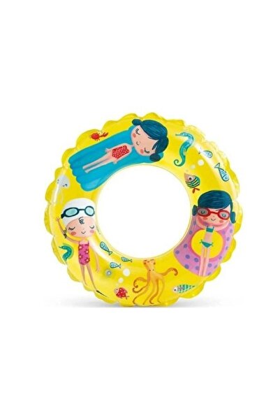 Intex İntex 59242 - 61 Cm Patterned Sea Vibrant Life Buoy (6-10 Years)
