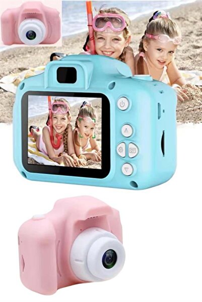 Ulu Home Dijital Fotoğraf Makinesi Çocuk Mini 1080p HD Kaliteli Renkli
