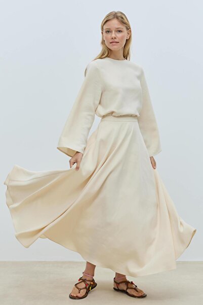 Mahal Φούστα Bood Volanlı Tenzel