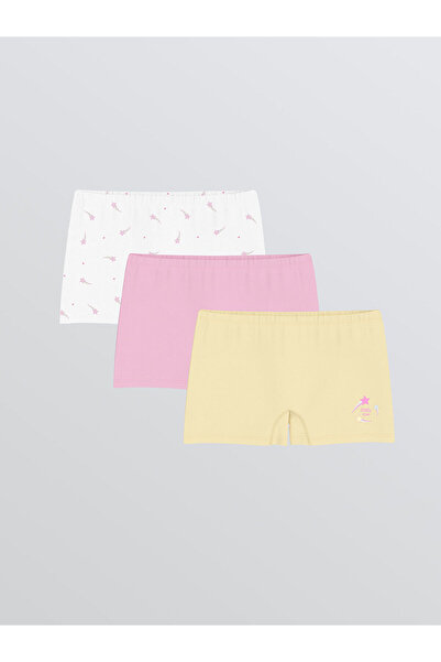 LC Waikiki Boxeri pentru fete imprimate sezon nou 3 piese - S5MM68Z4