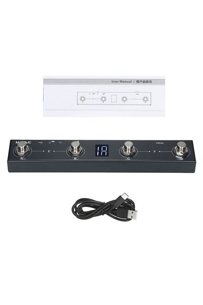 Choice Type 1 M-VAVE Chocolate BT Wireless MIDI Controller Rechargeable 4 Buttons Portable MIDI Foot Contr