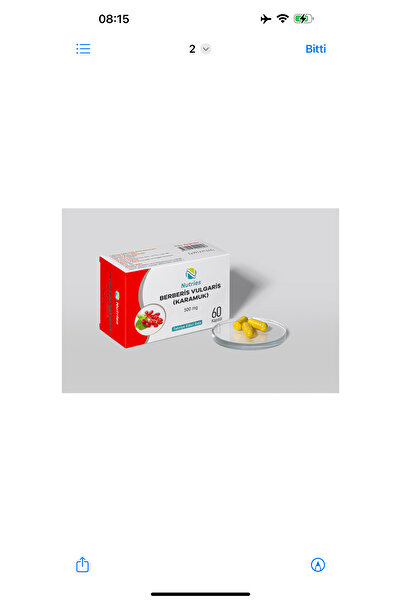 Nutries Berberis Vulgaris 60 Kapsül