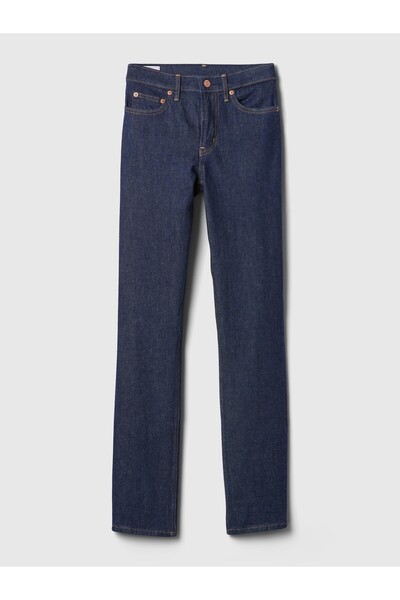 GAP Kadın Lacivert Mid Rise Vintage Slim Jean Pantolon