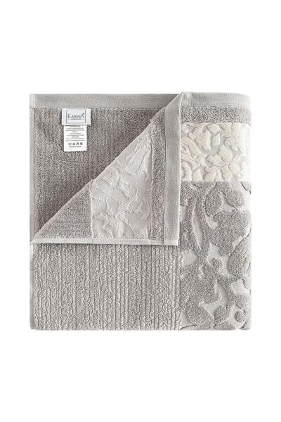 Karna Home Cotton Single Towel Jacquard Carnation Premium Sıbell