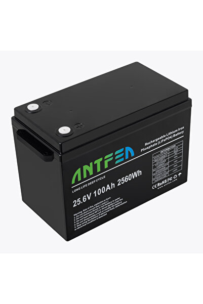 Antfea 24V100Ah ABS Lityum Akü LiFePo4