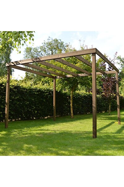 pinoxi Ahşap Smart Pergole Tente Çardak 250x250 cm
