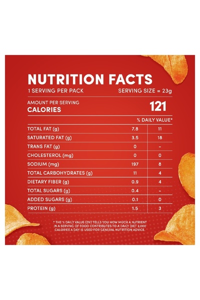 Lay's رقائق البطاطس بنكهة الفلفل الحار، 21 جرام × 12