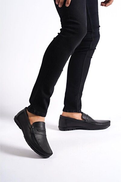 Mubiano Естествена кожа SRG333S Вътрешна и външна подметка Детайлни мъжки мокасини