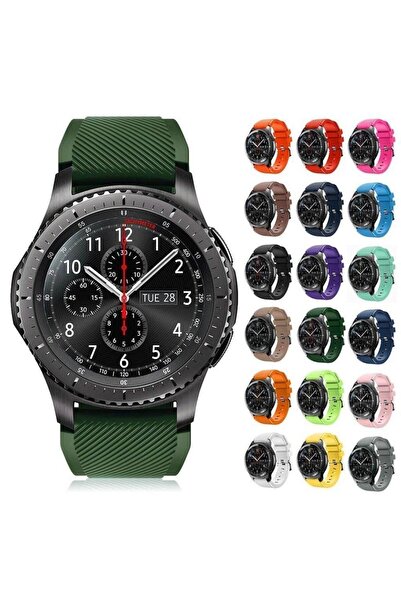 Mimozaavm Samsung Gear S3 Frontier Classic Ve Watch Silikon Kordon Kayış
