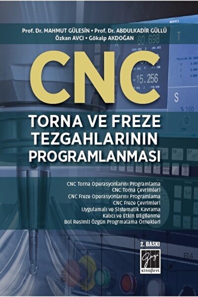 Gazi Kitabevi Cnc Torna Ve Freze Tezgahlarının Programlanması