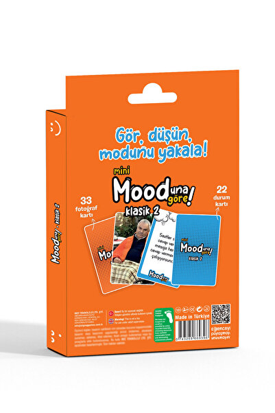 Zigzag Mooduna Göre Mini - Klasik 2 | Arkadaş & Aile İçin Kutu Oyunu | Kart Oyunu