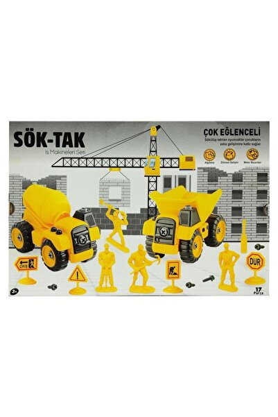 Edutoys Sök-tak Kamyon Oyun Seti 17 Parça