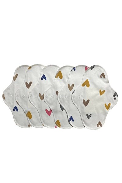 Ponped Bambu Yenii Yıkanabilir Doğal Kadın Pedi 6'lı (NORMAL) - Fırsat Set