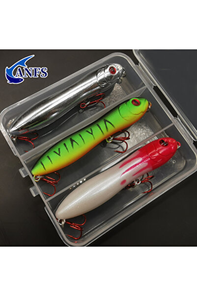 Choice 407-3 قطع مع صندوق 1 قطعة/3 قطع 10 سم طُعم صيد عائم طُعم قلم رصاص طُعم...