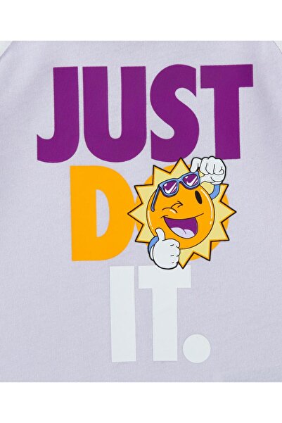 Nike Just Do It Graphic Romper - Purple