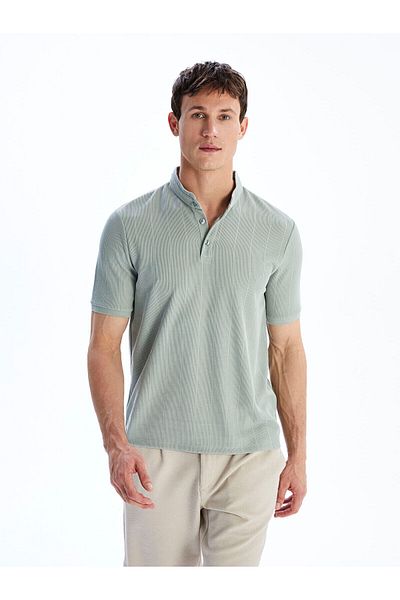 LC Waikiki New Season Judge Collar Men's T-Shirt - S5P563Z8