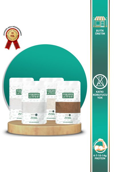 Makarna Lütfen Avantajlı 4 Lü Organik Bebek Un Seti