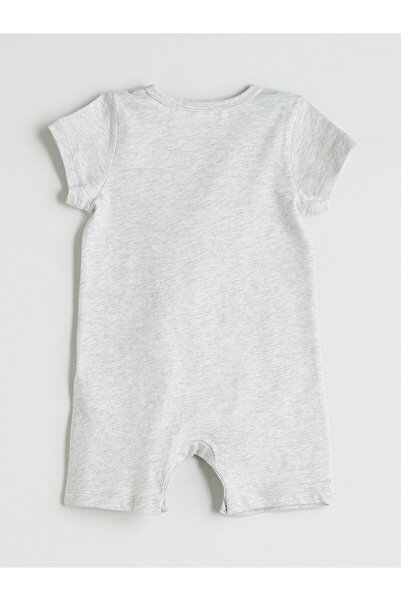 LC Waikiki Baby-Jumpsuit aus gekämmter Baumwolle mit Rundhalsausschnitt, 2er-Pack