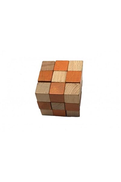 Edutoys Ahşap Hareketli Zeka Küpleri (turuncu) Zorluk %60