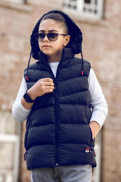 Zaziko Kids Boy's Detachable Hooded Puffer Vest 2063Y