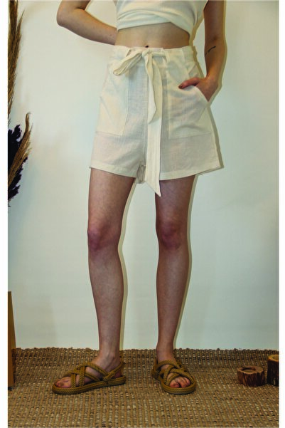 ARİNNASİDE Shorts with Belted Pockets
