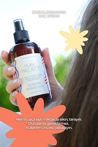 Pure Project Durulanmayan Saç Kremi - 100ml Seyahat Boy