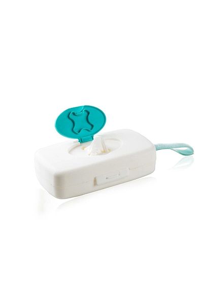 Babyjem Turquoise and White Wet Wipes Box