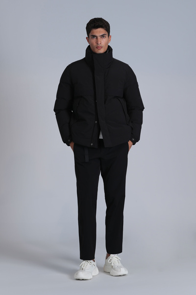 Lufian Andor Goose Feather Men's Coat Black