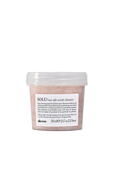 Davines Solu Salt Scrub 250 ml |   Scalp Purifying and Revitalizing Peeling