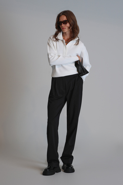 Lufian Ecru Color Conventry Women's Sweater