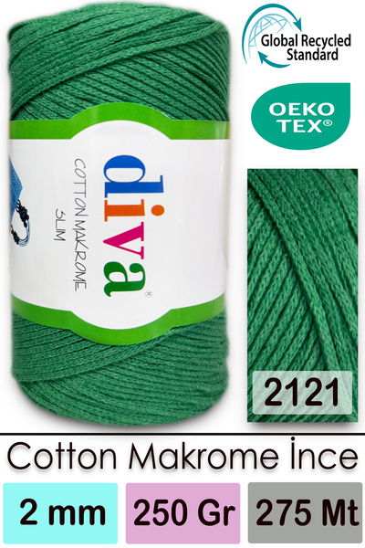 Diva İplik Diva Cotton Makrome Ince 2121 Benetton