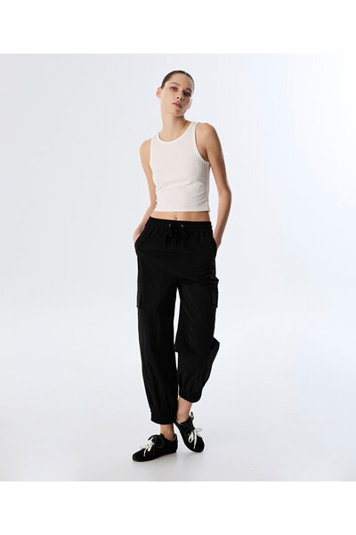 Twist Technical Fabric Jogger Pants