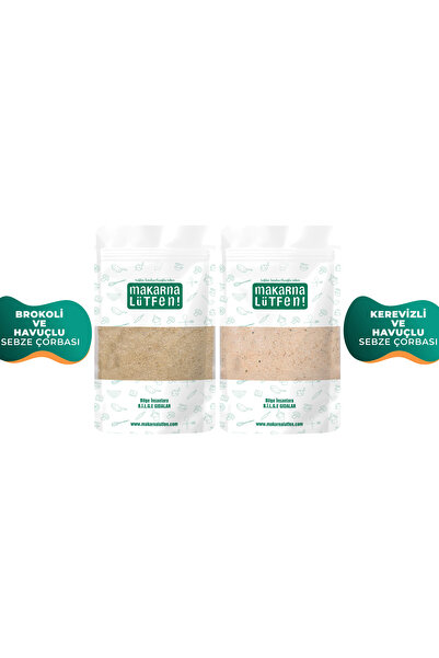 Makarna Lütfen Avantajlı 2 Li Sebzeli Bebek Çorba Seti