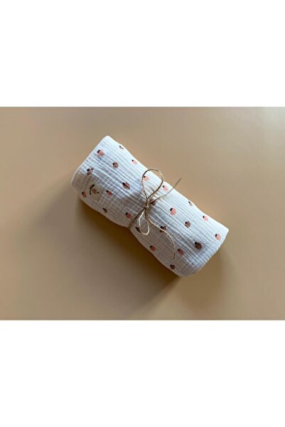 ToprikoKids Mushroom 100% Organic Double Layer Cotton 4-Piece Muslin Mouth Wipes