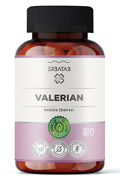 Erbatab Kediotu Ekstresi Valerian 30 Kapsül