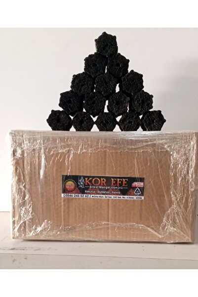 KOR EFE Briket %100 Fındık Kabuğu Mangal Kömürü(10KG)