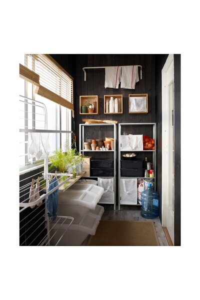 IKEA HYLLIS Shelving Unit, in/outdoor, 60 x 27 x 140 cm