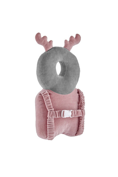 Babyjem وسادة حماية جناح الملاك للأطفال 527 مخمل وردي