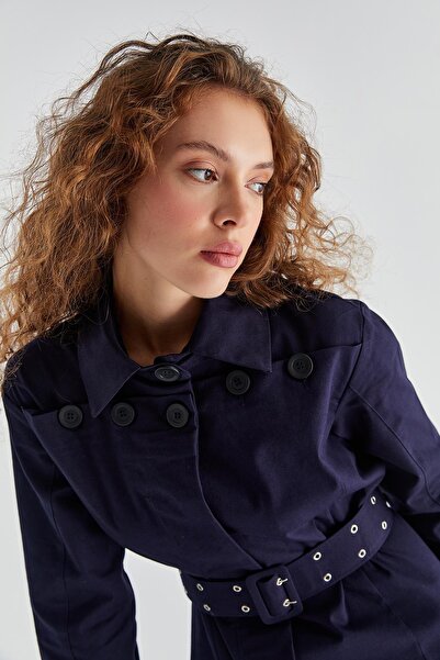 MARKALİSTE Lassie Trench Set Navy Blue