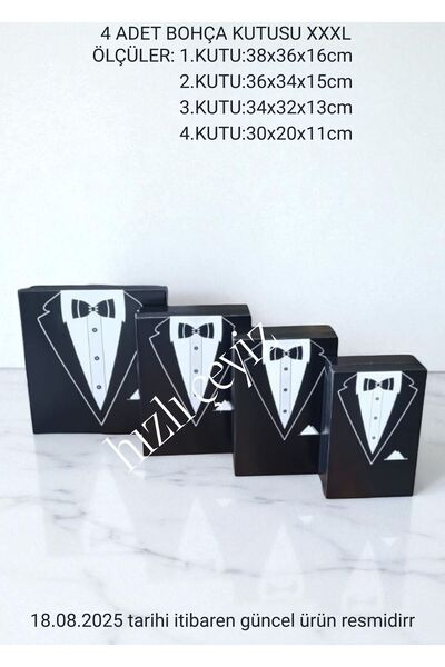 Hızlı Çeyiz Damat Bohça, Çeyiz Kutu Seti BATTAL BOY