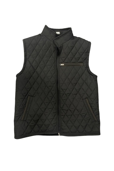 BYBEYEMS GİYİM Black Winter Men's Vest with Fleece Inside