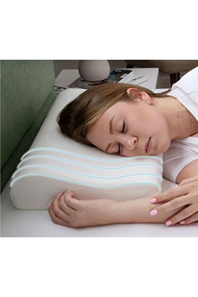 She&Co Visco Eko Single Neck Supported Orthopedic Pillow 32X52 +11 cm