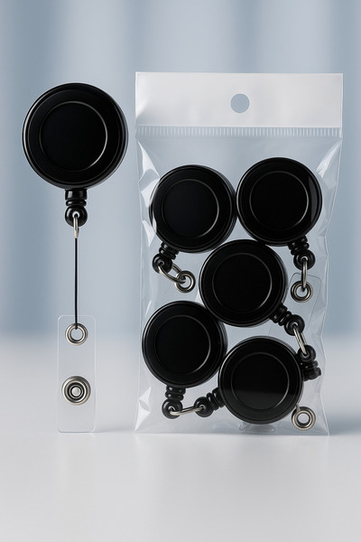 excarpin Μαύρο Χρώμα Πέντε Τεμάχια Προσωπικό Κάτοχος Κάρτας Yoyo Σετ πέντε