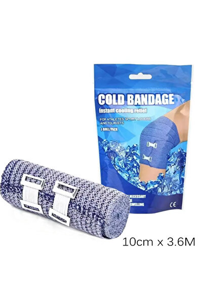 Choice 10cm x 3.6m Self Adhesive Ice Bandage Instant Cooling Ice Tape Muscle Recovery Cooling and Compressi