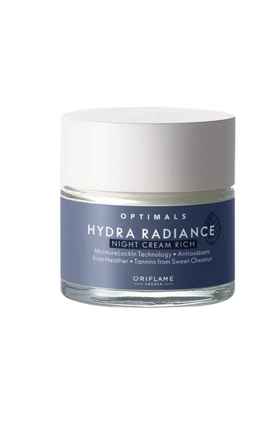 Oriflame كريم الليل أوبتيمالز هيدرا راديانس الغني 50 مل 42589