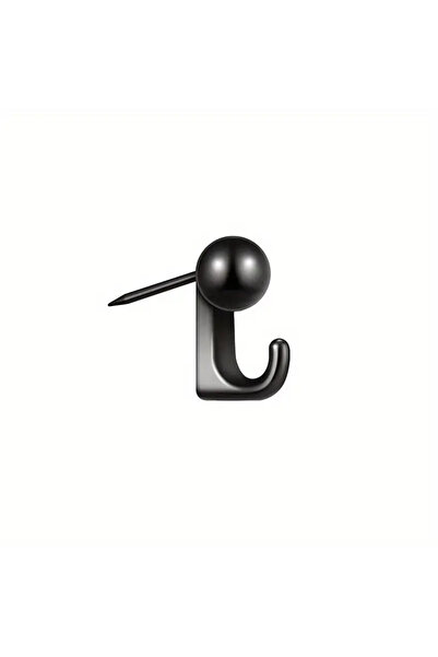 Choice 50pcs black 50pc Push Pin Hooks Plastic Heads Thumbtack Decorative Thu...